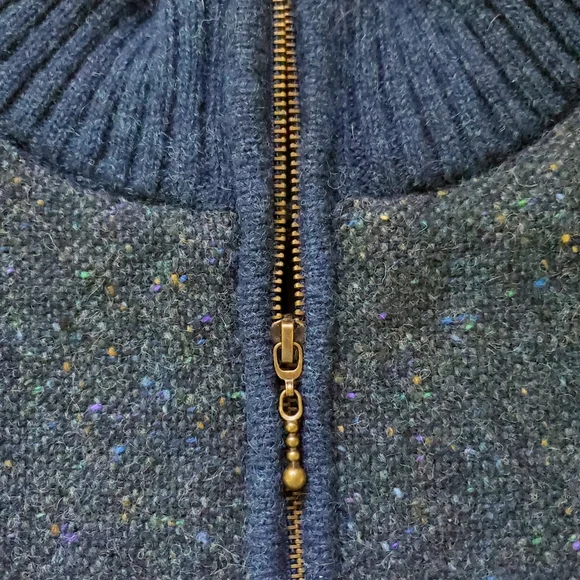 Men's CARRAIG DONN Ireland Wool and Tweed Full-zip Cardigan sz XL Rare! - Picture 13 of 13